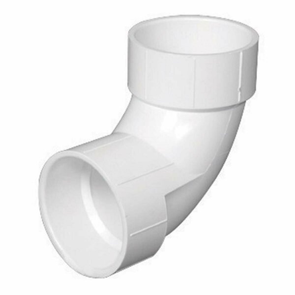 Charlotte Pipe And Foundry PVC-Dwv 90 deg Elbow 4 in. 44001
